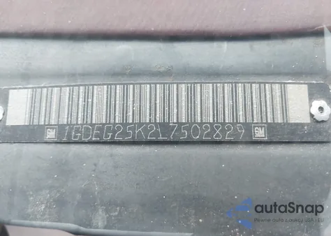 1990 GMC Rally Wagon / Van G2500 z USA, uszkodzony, nr VIN 1GDEG25K2L7502829